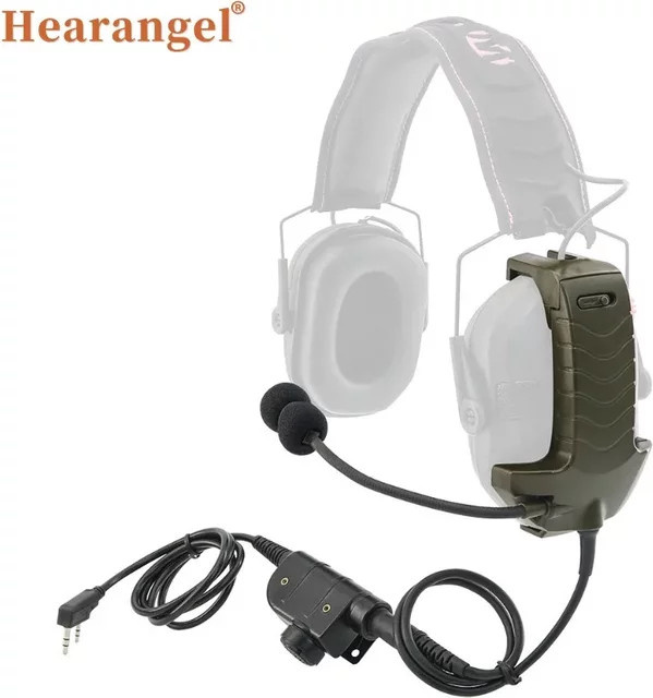 Hearangel Externes Mikrofon-Kit mit Ken-Plug-PTT-Adapter für taktische Walker Razor Headsets, Modell 2024 - Bild 1