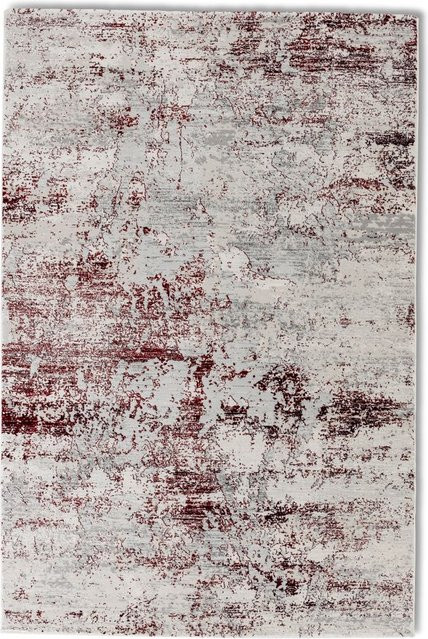 Teppich ANTEA 1 von astra in Rot und Weiß mit abstraktem Retro-Design, B/T: 230 x 160 cm - Bild 1