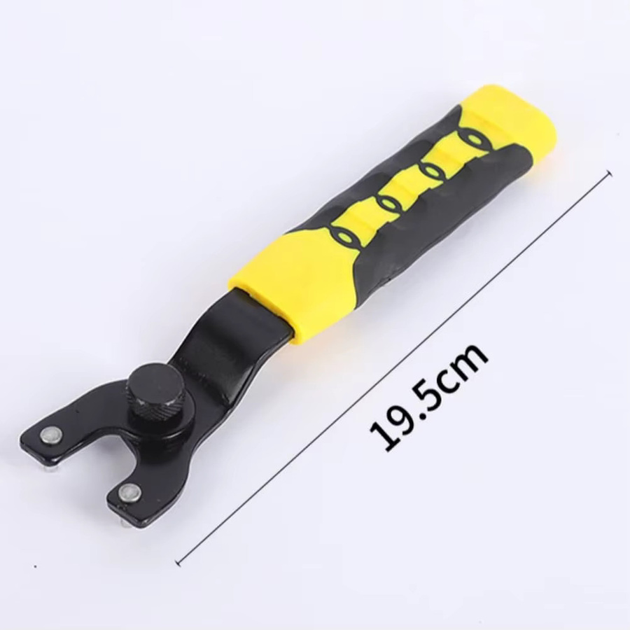 VIBRATITE Verstellbarer Stiftschlüssel für Winkelschleifer für Sicherungsmuttern von 10 bis 47 mm mit ergonomischem rutschfestem Griff - Bild 3