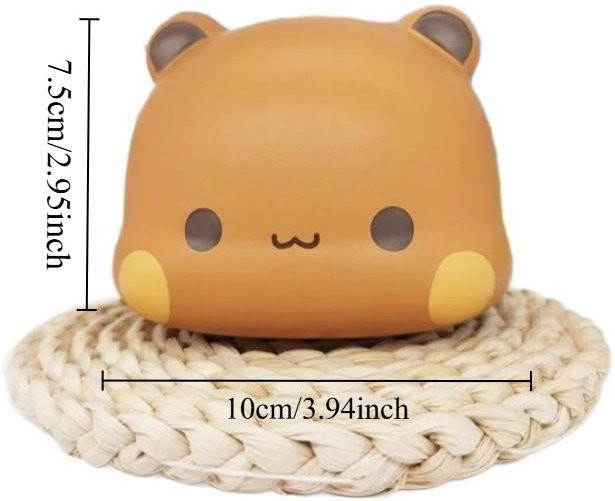 Kawaii Cartoon Bubu Dudu Weißer Bär Panda Squishy Spielzeug, Weich, Langsam Rückprallend - Bild 1