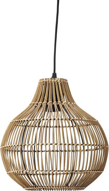Pendelleuchte PACINO von Light & Living aus Rattan in Braun, Boho-Stil, E27 - Bild 1