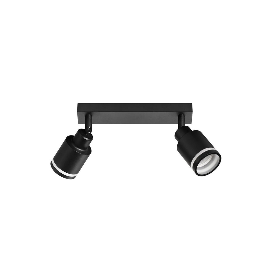 NETTLIFE Deckenstrahler aus Metall in Schwarz, moderner LED-Zylinder mit verstellbarem GU10-Leuchtmittel - Bild 2