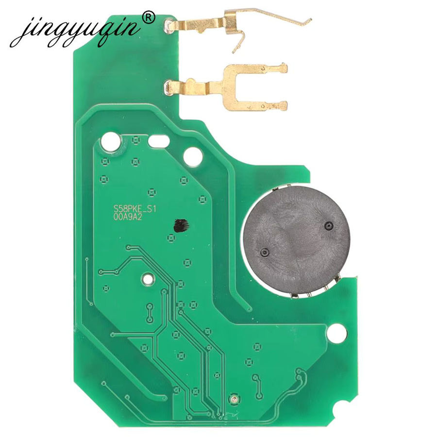 Jingyuqin 433 MHz ID46 PCF7943 Schlüsselkarte für Renault Megane 2 Scenic 2 Clio 2 Auto Smart Keyless Go in Schwarz - Bild 4