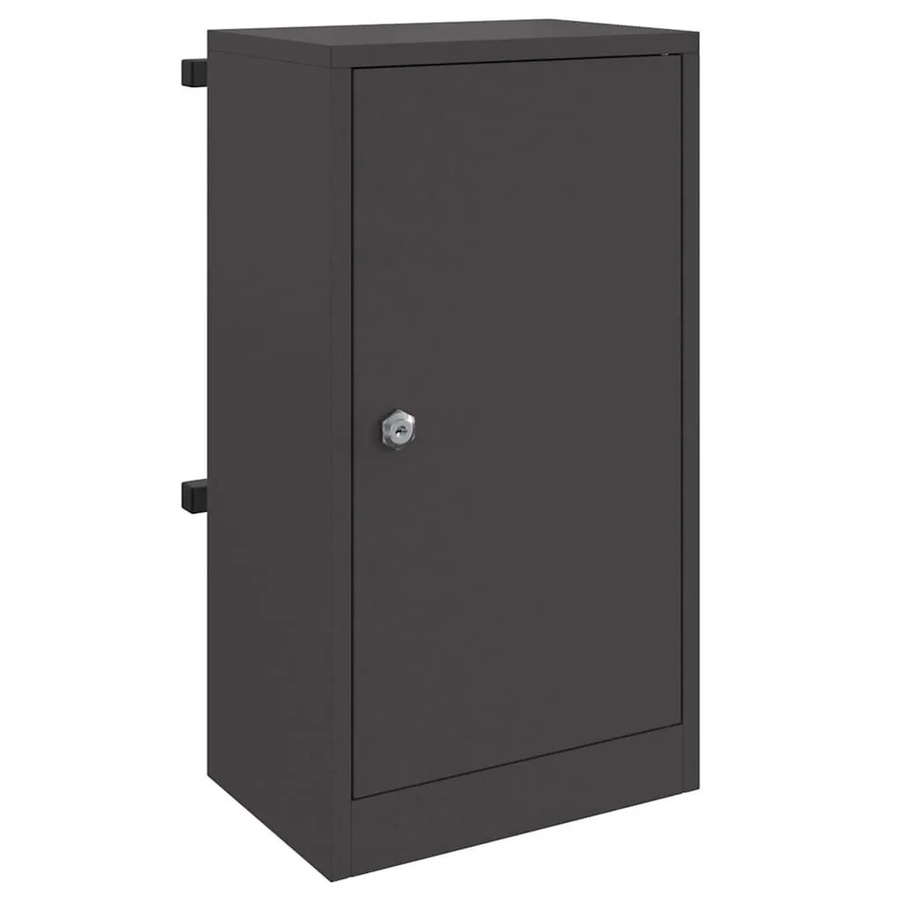 DELUKE Briefkasten FELS mit Speicher aus Stahl in Schwarz, B/T/H: 30 x 23 x 55 cm - Bild 2