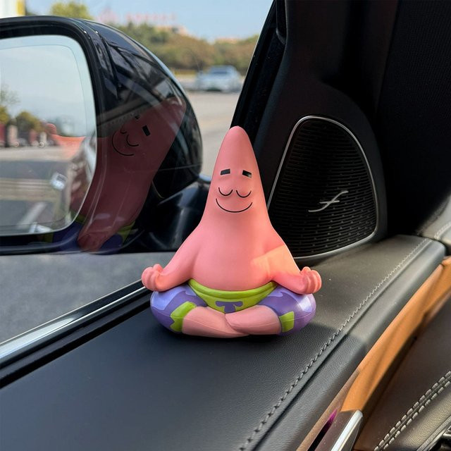 Bandai SpongeBob Schwammkopf Patrick Star, PVC-Figuren Puppe, 9cm - Bild 1