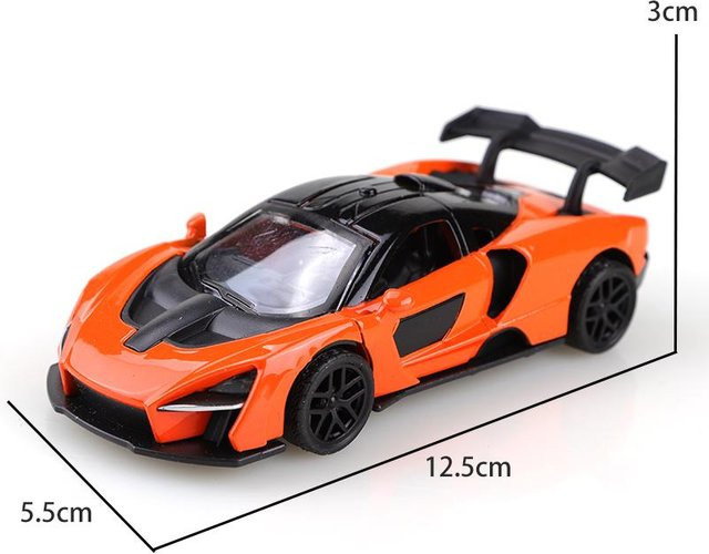 Linyi toy car Senna Legierung Rückziehbar Rennwagen, 1:36, Metall, ab 3 Jahre - Bild 1