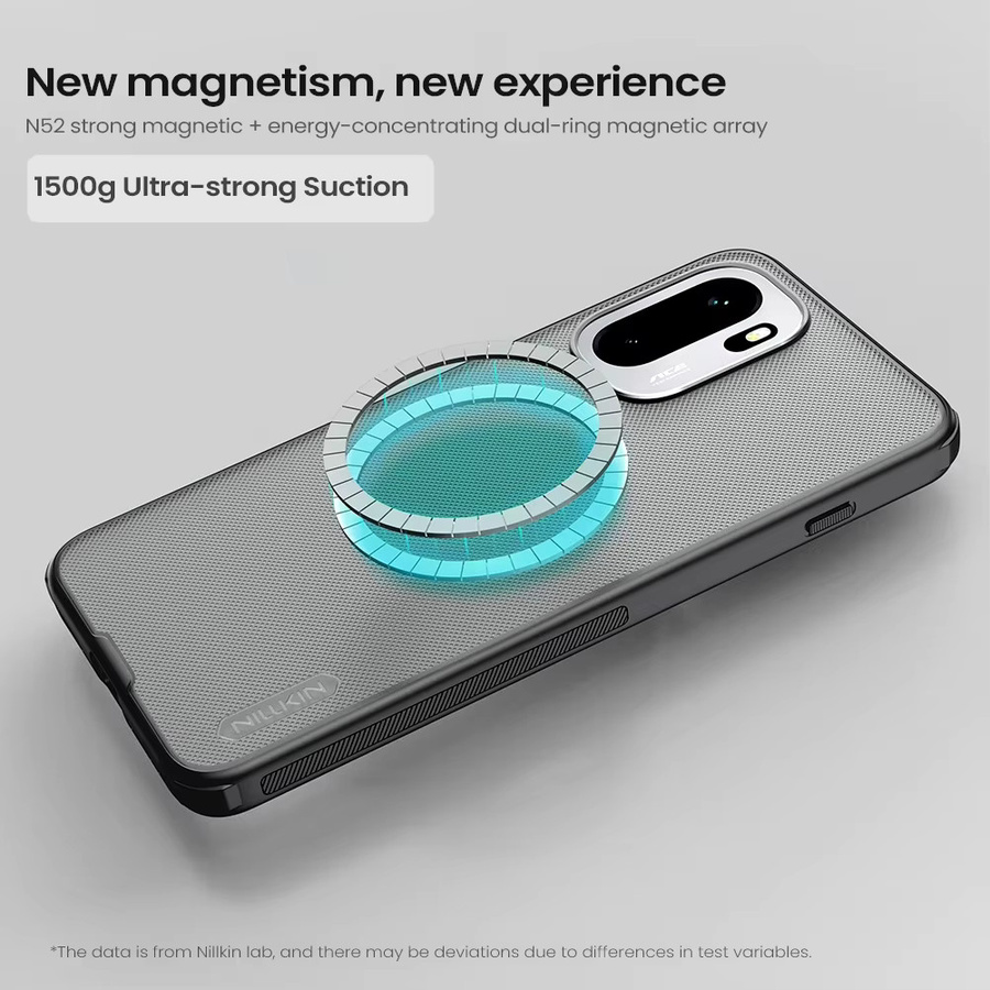 Nillkin Super Frosted Shield Pro Magnetische Handyhülle für OnePlus 15 15R ACE 6 ACE 6T in Schwarz - Bild 4