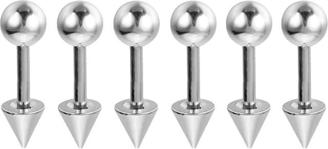 Jewelry And Kimono Accessories YULIN Steckerohrringe Edelstahl, Silber, Unisex - Bild 1