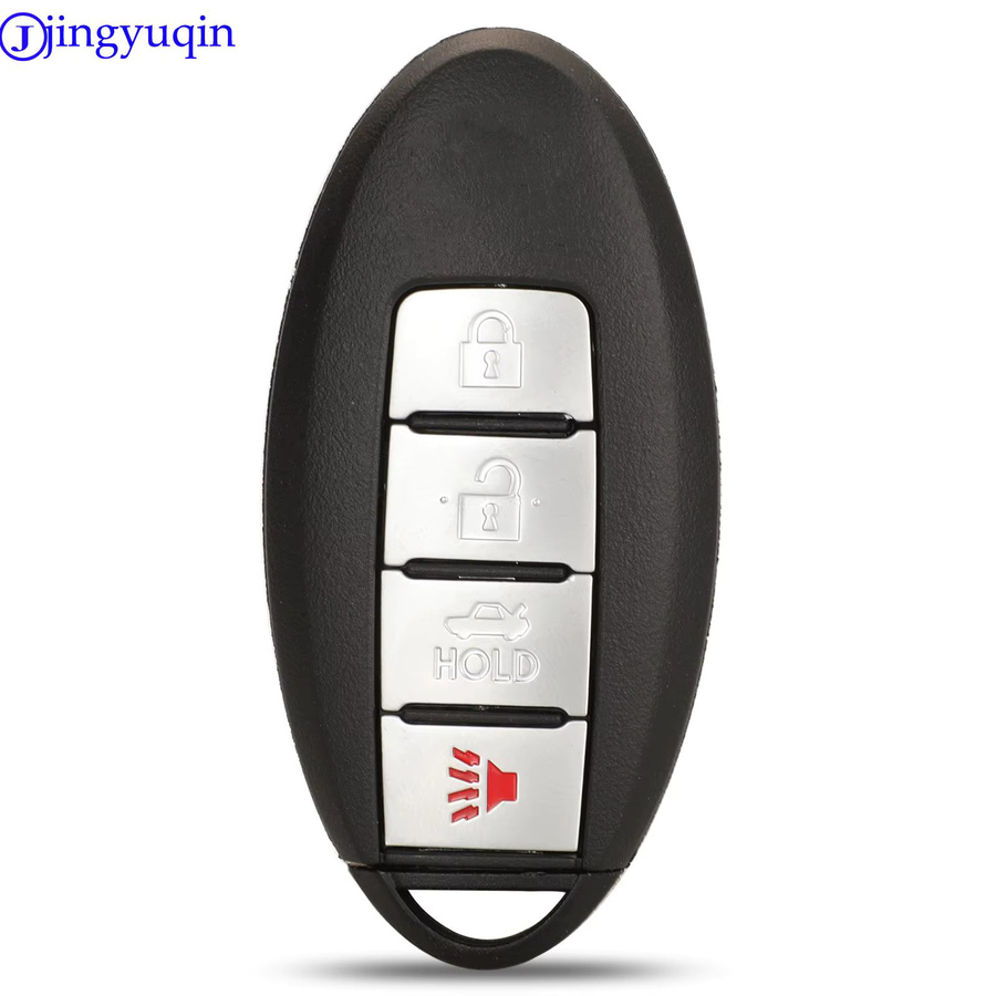 Jingyuqin Remote Key Shell Cover Case für Infiniti G25 G35 G37 Q60 FX35 FX37 QX70 FX50 Smart Key in Schwarz - Bild 2
