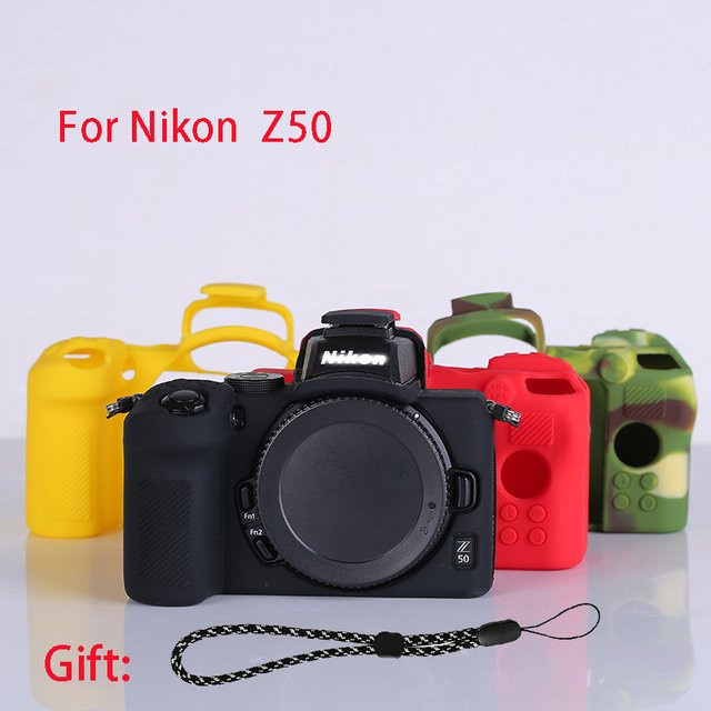JAOUCAM Silikon-Kameratasche für Nikon Z50, stoßfeste und kratzfeste Schutzhülle - Bild 1
