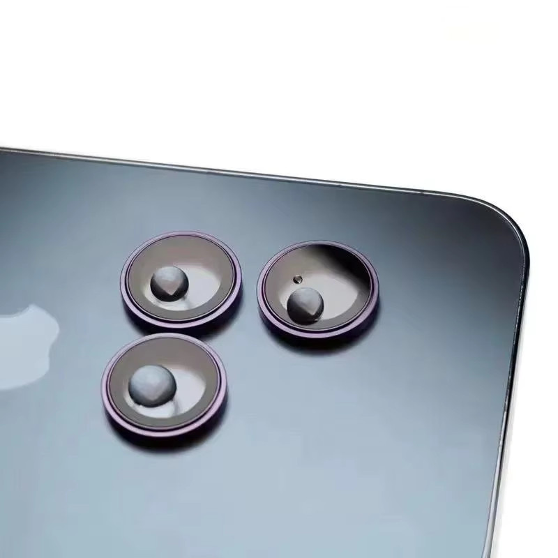 3D Gehärtetes Glas Metall-Kameralinsen-Schutz für Apple iPhone 14 15 16 Pro Max Plus 17 in Gold, 2-3 Stück - Bild 3
