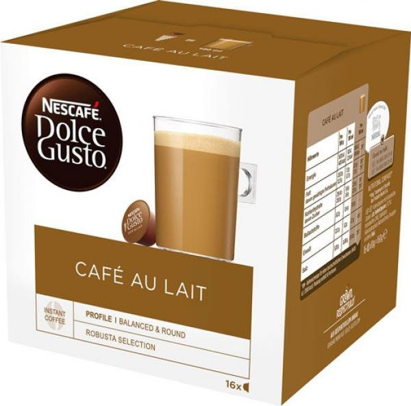 Nescafé Dolce Gusto Café au Lait, Kapseln, 16 x 10 g - Bild 1