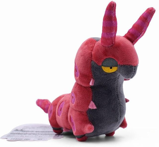 Toys-Glory Fourall Smettbo Raupys Karpador Plüschpuppe, ab 14 Jahre - Bild 1