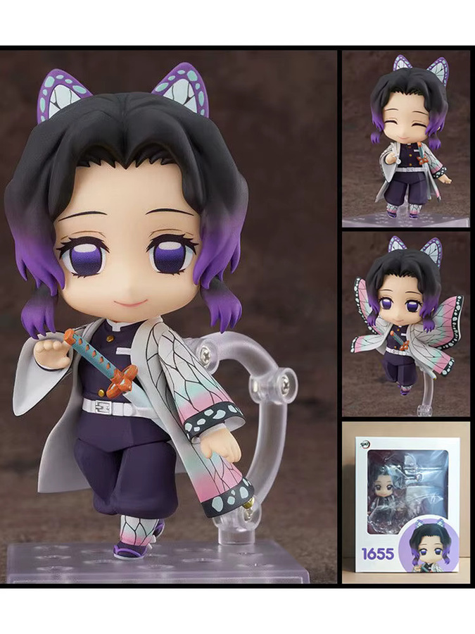 Bandai Demon Slayer Shinobu 1655 Insekten-Hashira, Artikulierbare Gesichtswechsel-Sammelfigur, Einzelfigur - Bild 3
