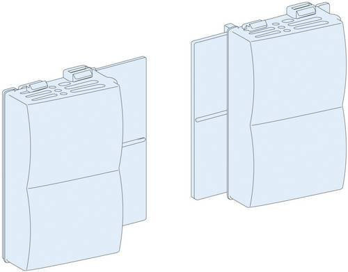 Schneider Electric PrismaSeT-P Verbindungsblock universal für ComPacT NSX100-250/ISFT100-250 4-polig mit vertikaler Sammelschiene in Weiß - Bild 1