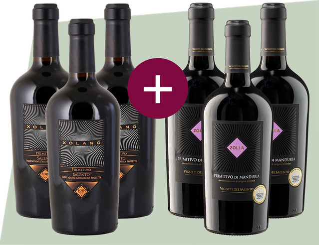 Farnese, Primitivo, Rotwein, Apulien, 6 x 0,75 l - Bild 1