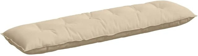 vidaXL Rückenkissen aus Mikrofaserstoff in Creme und Beige, B/H: 180 x 50 cm - Bild 1