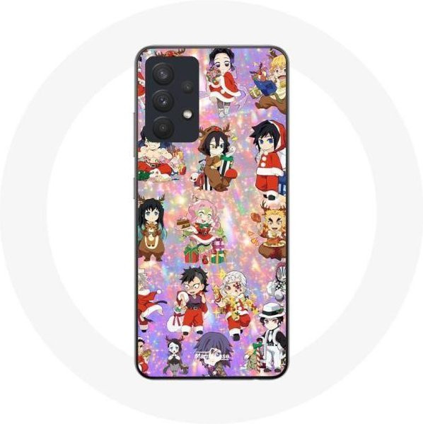 Samsung Galaxy A13 4G / A13 4G Lite Schutzhülle mit Demon Slayer Weihnachtsdesign in Multicolor - Bild 1