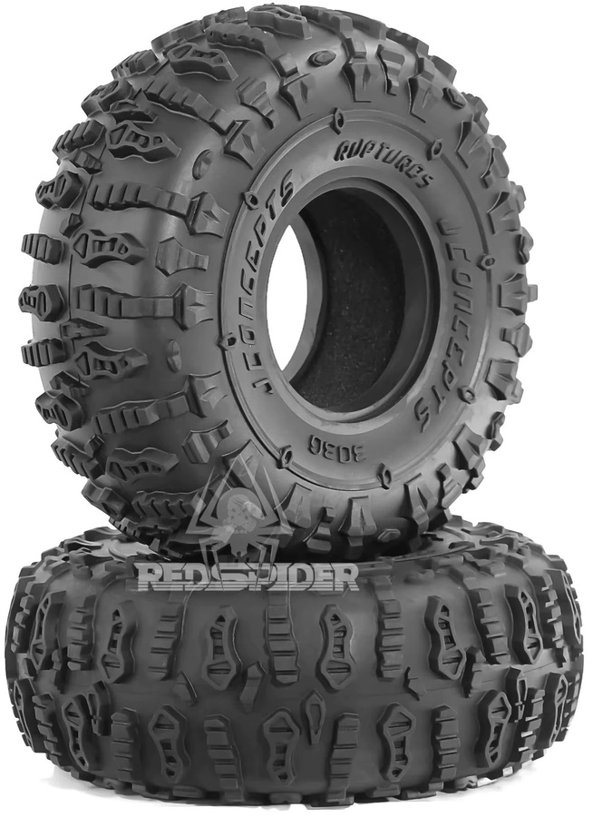 RS RC Crawler-Reifen, 4-teiliges Set, 1:10, 125 mm, Schwarz - Bild 7