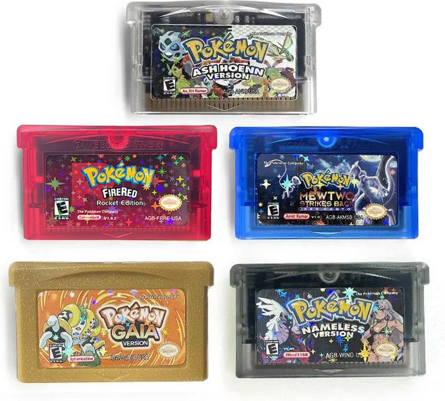 Pokémon Mewtwo Strikes Back Gaia Firered Rocket Nameless GBA Spiel-ROM Hack-Kassette für Game Boy Advance von Bandai - Bild 1