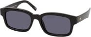 Le Specs RECARMITO Sonnenbrille, quadratisch, Vollrand, Kunststoff, Unisex, schwarz grau - Bild 1