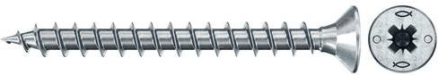 Fischer Power-Fast II CZF Spanplattenschraube mit Kreuzschlitz Pozidriv, Durchmesser: 3 mm, Länge: 30 mm, Stahl galvanisch verzinkt, 200 Stück - Bild 1