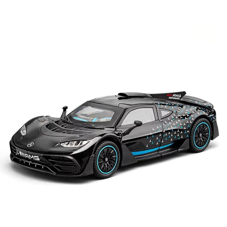 MAKEDA ONE SLS Sportwagen Modell, 1:24, mit Licht und Sound, Metall - Bild 6