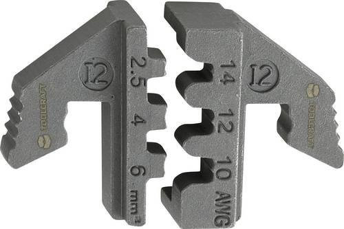 TOOLCRAFT PLE-0I2 Crimpeinsatz für Solar-Steckverbinder MC4 2,5 bis 6mm², grau, passend für TOOLCRAFT PZ-500 Zangen - Bild 1