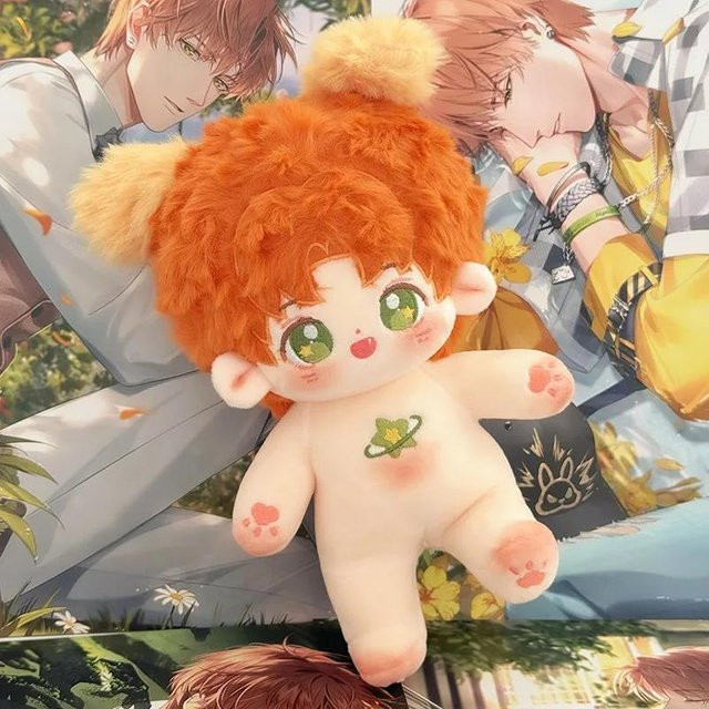 Kidsly Anime Kawaii Baumwollpuppe, Plüsch / Textil, 20 cm - Bild 1
