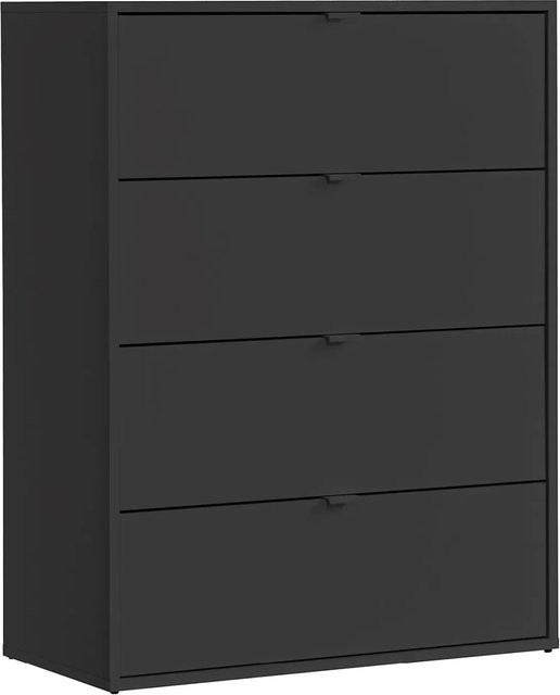 mokebo Kommode mit 4 Schubladen in Anthrazit als Sideboard oder Highboard - Bild 1