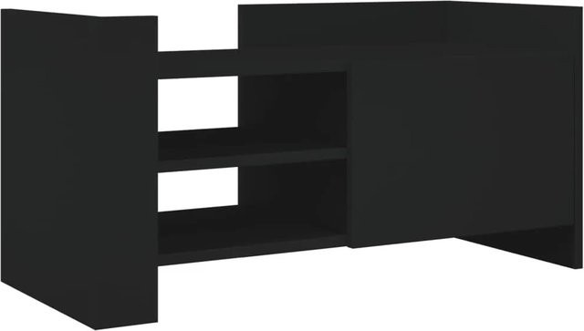 vidaXL TV-Schrank aus Holzwerkstoff in Schwarz, B/T/H: 80 x 35 x 40 cm - Bild 1