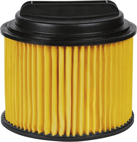 KRAFTRONIC Faltenfilter aus Kunststoff in Gelb und Schwarz, B/H/L: 18,6 x 17,1 x 18,6 cm - Bild 1