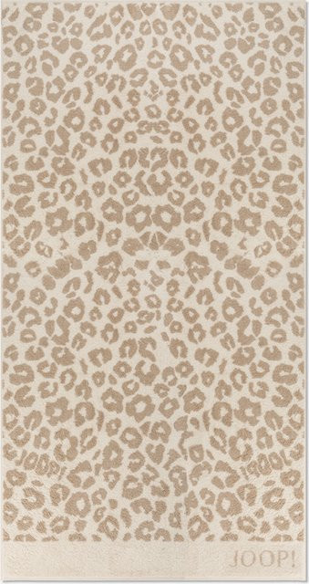 Duschtuch JOOP! LEO aus Baumwolle in Beige, B: 80 cm, L: 150 cm - Bild 1
