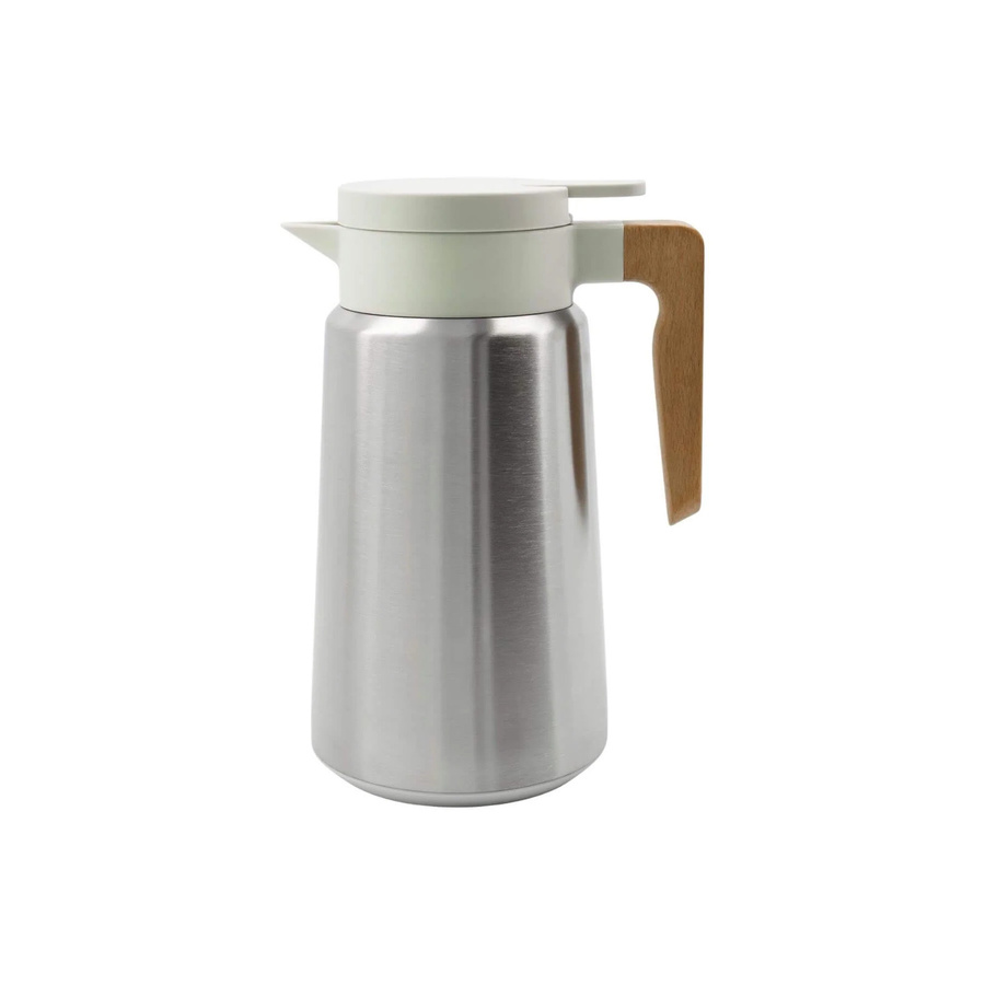 House Doctor Thermoskanne Silber Offwhite 1,8 l - Bild 1