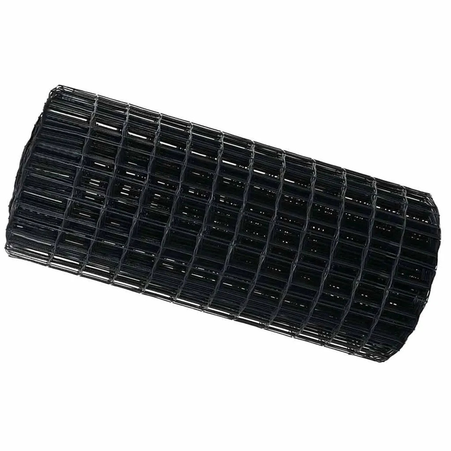 vidaXL Eurozaun Grau aus PVC-beschichtetem Eisen, Höhe: 60 cm, Länge: 50 m - Bild 2