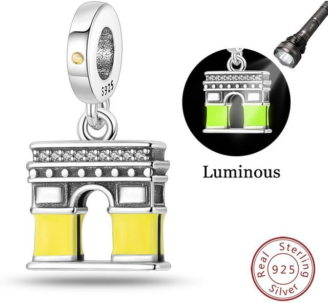 D1 market Reiseanhänger 925 Silber, Zirkonia, Damen - Bild 1