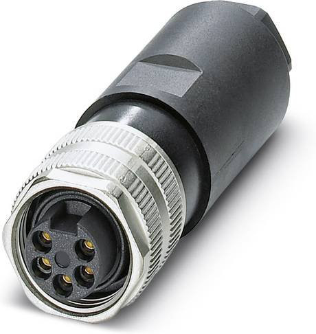 Phoenix Contact 1456271 Sensor-Aktor-Steckverbinder 7/8 Buchse gerade unkonfektioniert Schwarz 5-polig - Bild 1