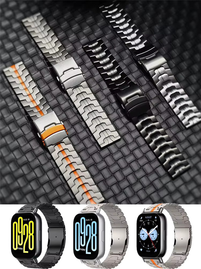 Uhrenarmband Titan, Silber, Herren - Bild 4
