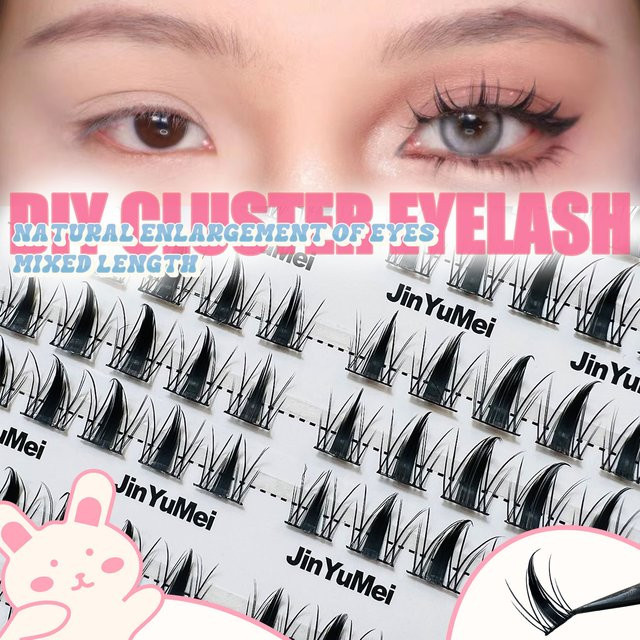 Barbie Rabbit Falsche Wimpern, gemischte Länge, Unisex - Bild 1