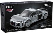 Jamara Audi R8 Coupé Bausatz aus Kunststoff in Grau im Maßstab 1:24 - Bild 1