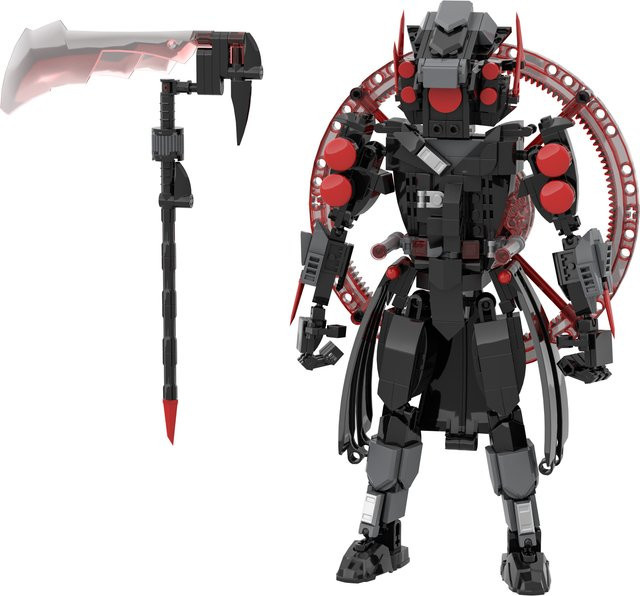 SwBuildate Audio Executor Bausteine Modell Roboter Lautsprecher in Schwarz mit 518 Teilen - Bild 1