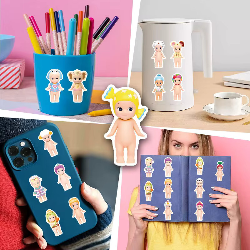 Bandai Sonny Angle Puppen-Aufkleber, 50 Stück, Wasserfeste DIY-Sticker - Bild 3