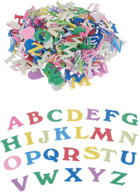 VBS Moosgummi Buchstaben selbstklebend 200 Stück - Bild 1