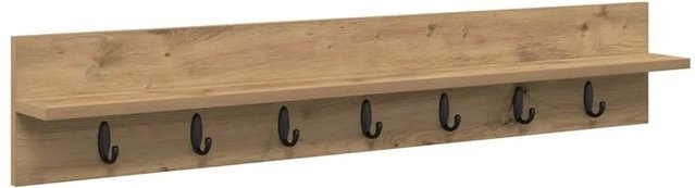 vidaXL Wandmontierter Nachttisch Artisan-Eiche in Braun, B/H/T: 100 x 18 x 10,5 cm - Bild 1
