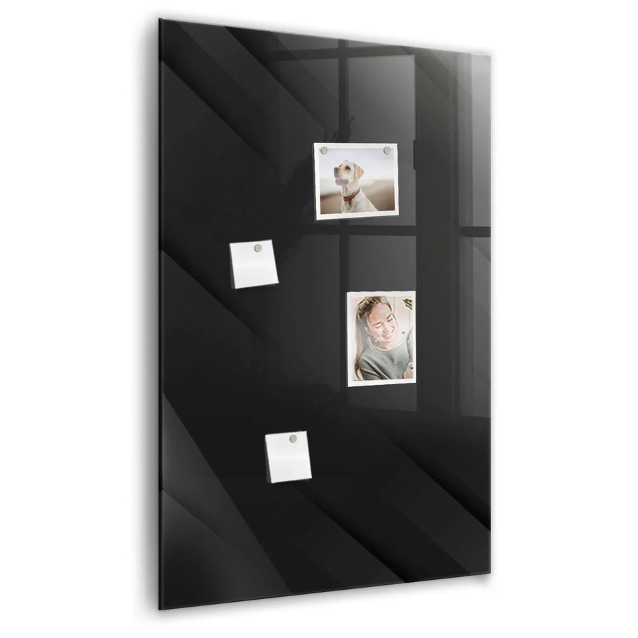 Tulup Magnettafel aus Glas in Weiß, B: 60 cm, H: 90 cm - Bild 2