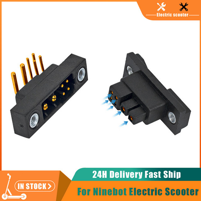 Ninebot Dashboard Control Board mit Outlet Buchse für ES1 ES2 ES3 ES4 Roller zur externen Batterie Verbindung in Schwarz oder Weiß - Bild 1