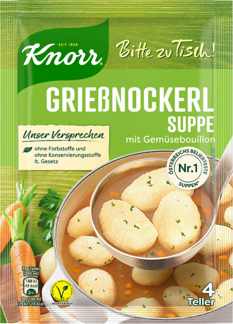 Knorr Grießnockerlsuppe 4 x 48 g - Bild 1