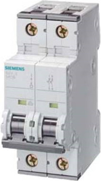 Siemens Leitungsschutzschalter 5SY5206-7 Allstromsensitiv 6 A 2-polig Auslösecharakteristik C - Bild 1