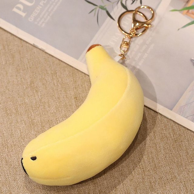 Kidsly Anhänger Banana Hund Plüsch, 12 cm, Unisex - Bild 1