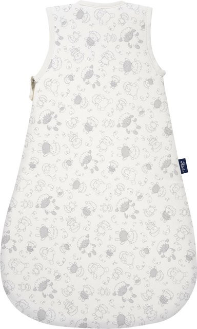 Alvi Ganzjahresschlafsack Baby-Maxime aus Bio-Baumwolle in Weiß und Grau, 1.5 TOG - Bild 1